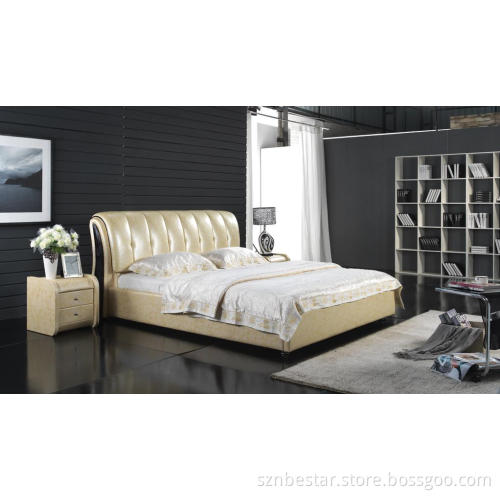 Bedroom Furniture/Leather Bed (6021)